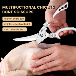 0 main ciseaux de cuisine en os de poulet tranchants couteau de cuisine ciseaux de coupe multi poulet et canard ecailles de poisson couteau outils de cuisine accessoires